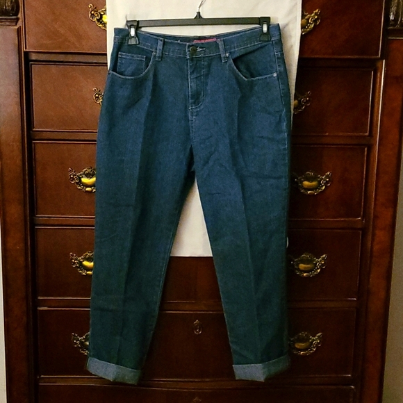 Cottage Street denim jeans with coff. Size 12p - Picture 1 of 3